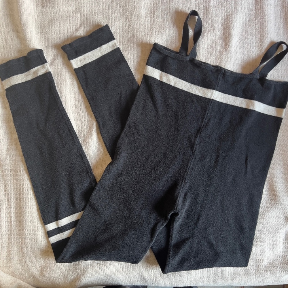 Sansha white stripe overall warm up - small